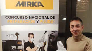 Marcos Jiménez (Talleres Las Encinas), ganador del primer Concurso nacional para pintores de Mirka