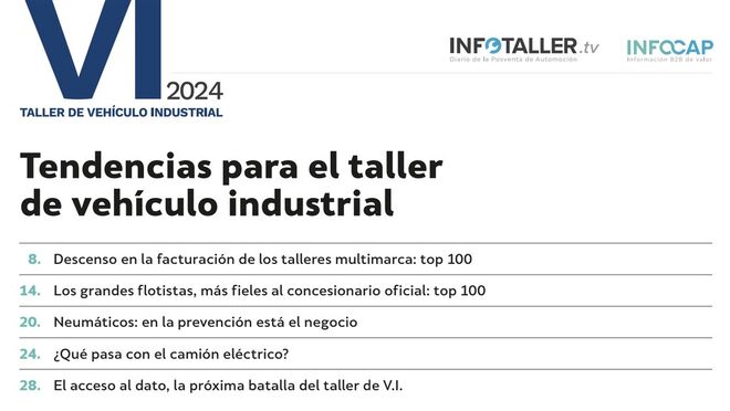Manual del taller de vehículo industrial 2024: tendencias