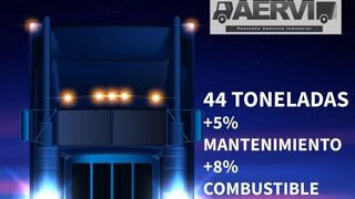 Los camiones de 44 toneladas gastarán un 5% más en mantenimientos y reparaciones