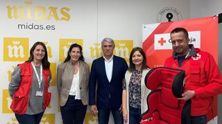 Midas dona 300 sillitas para bebés a la Asociación de Familias Numerosas de Madrid y a Cruz Roja