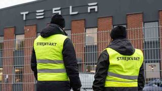 Los talleres suecos ponen en jaque a Tesla con la huelga más larga en 80 años