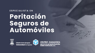 Centro Zaragoza convoca un nuevo curso de especialista en peritación de seguros de automóviles