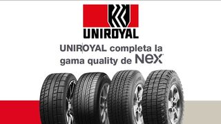 Nex incorpora a su catálogo los neumáticos Uniroyal