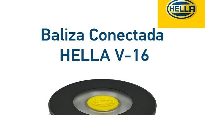 La Baliza Conectada Hella V-16 ofrece el 70% más de iluminación