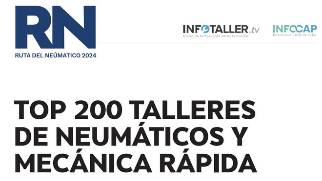Ruta Neumático 2024: Top 200 ranking de talleres