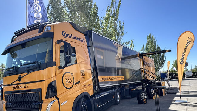 El Roadshow de Continental hace parada en Madrid con sus soluciones para camiones, autobuses y furgonetas