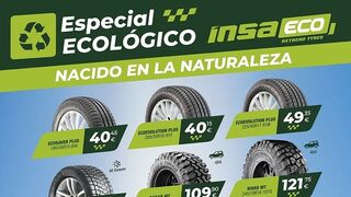Confortauto promociona sus neumáticos Insa Eco con ofertas especiales