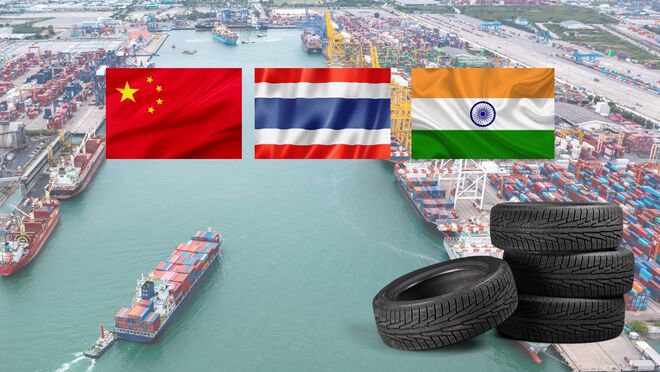 El menor coste de los fletes impulsó en febrero las importaciones de neumáticos asiáticos