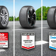 Los neumáticos Hankook destacan por rendimiento y calidad en tres comparativas