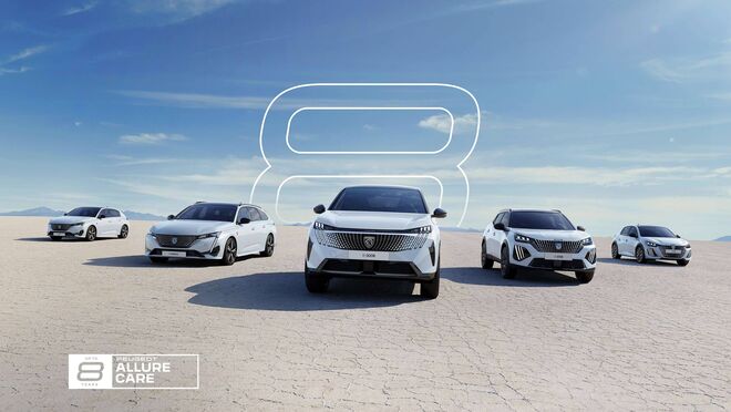 Peugeot amplía a 8 años la garantía de su programa para eléctricos "Allure Care"